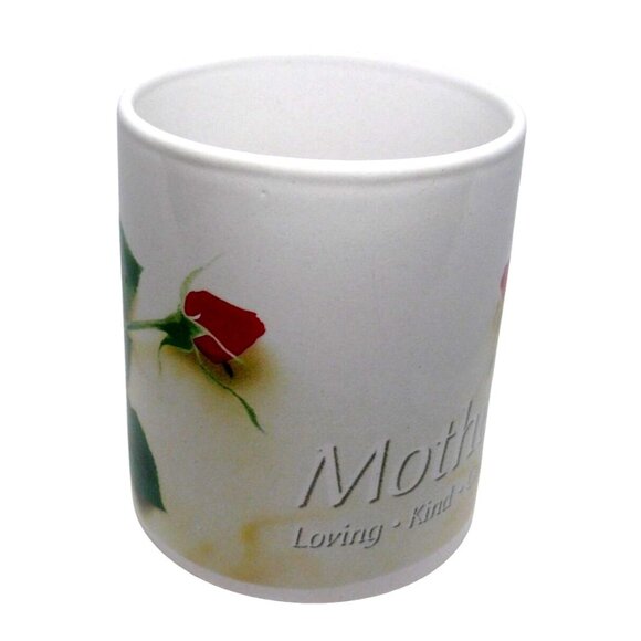 Mother Ceramic Mug With Red Rose Design & Loving Messages - Picture 4 of 6
